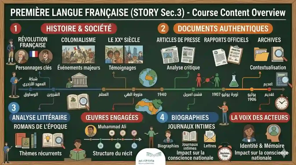 Téléchargez résumés, analyses, PDF et examens de Premiere langue Francaise STORY Sec3 pour Thanaweya Amma.