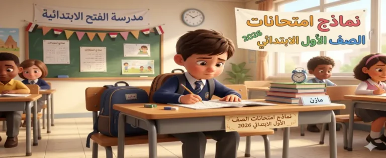 امتحانات الصف الأول الابتدائي