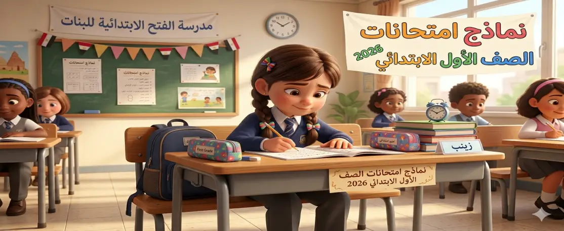 امتحانات الصف الأول الابتدائي
