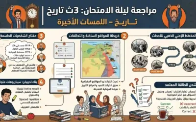 مراجعة ليلة الامتحان 3ث تاريخ